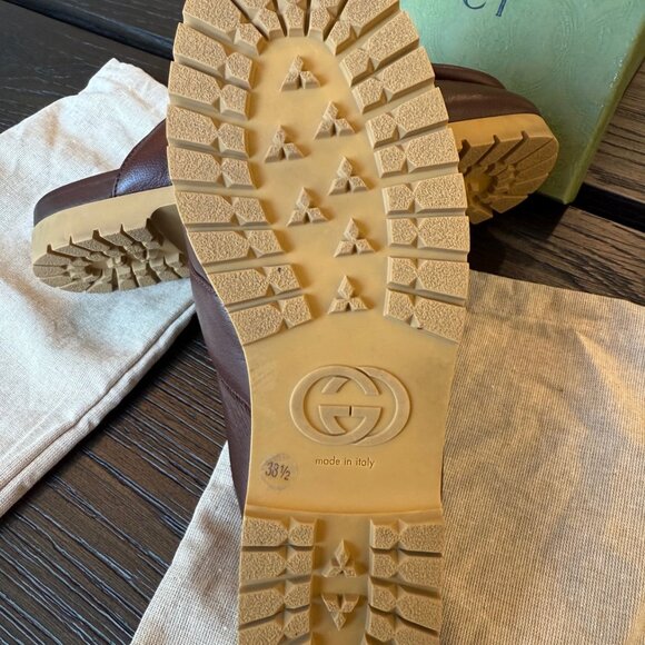 Gucci Horsebit Leather Mules – Women’s 8.5 (Burgundy Brown) - Picture 7 of 10